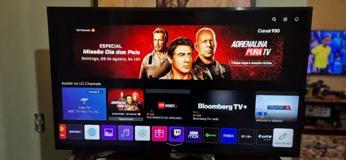 LG SMART 43 POLEGADAS funcionando perfeitamente