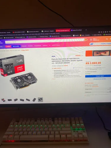 Placa de video Dual RX 7600 8G AMD