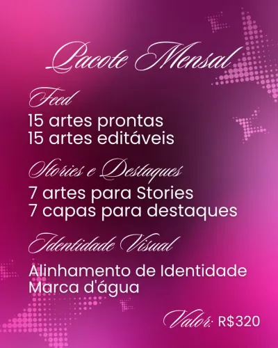 Pacote Social Media e Design Gráfico