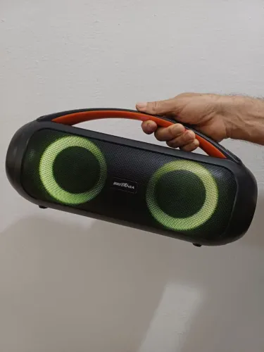 Caixa de som boombox britânia nova