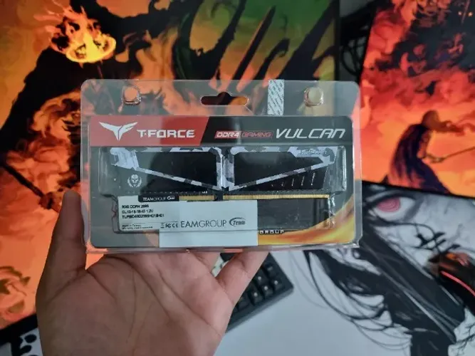 Memoria Ram DDR4 8GB 2666MHz T-Force Vulcan Pichau RTB Na Caixa