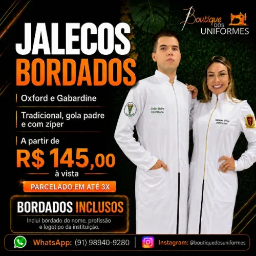 Jalecos Bordados