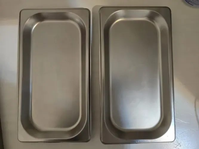 Cuba Gastronomica GN 1/3 20mm Aço Inox - 32,5 x 17,6 cm