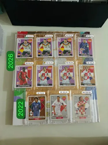 Extras stickers da copa