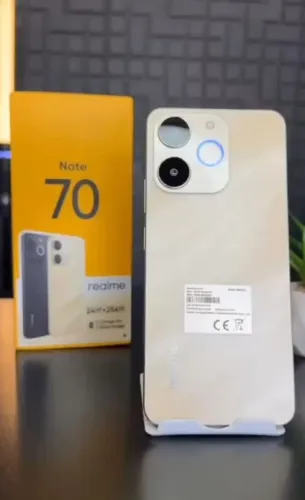 Celular - Toop - Realme Note 70 (4G) 128GB + 4GB RAM Global + Entrega Grátis (Dourado)