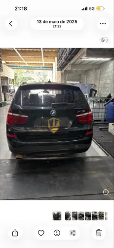Sucata BMW X3 motor N20 para venda de peças 
