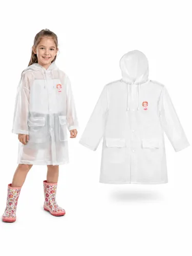 capa chuva transparente kids