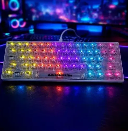 TECLADO MECANICO ´´BRANCO´´ LED