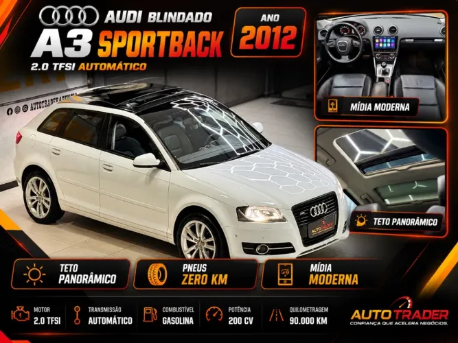 Audi A3 Sportback 2.0 16V TFSI S-tronic 2012