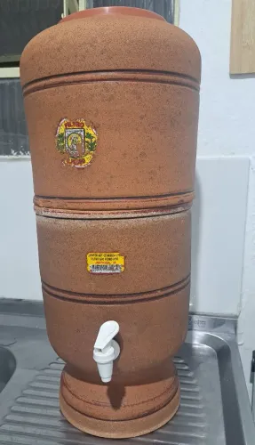Filtro de barro usado