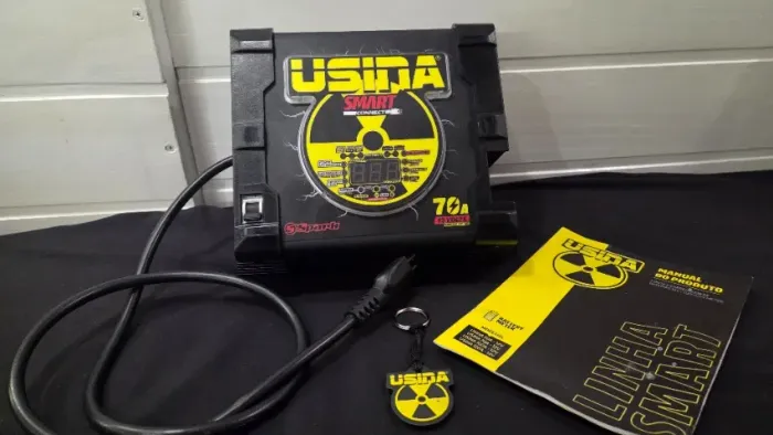Fonte Carregador Usina 70a 12v Bivolt | Painel Digital