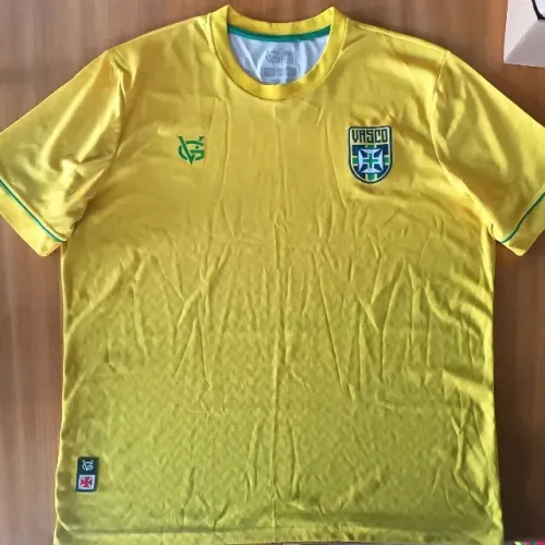 camisa vg original vasco da gama verde amarela seleção brasileira copa mundo 2022