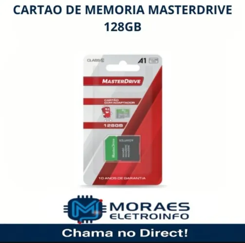 Cartão de Memória MasterDrive 128GB