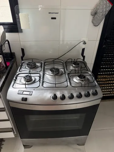 Fogão 5 bocas Brastemp