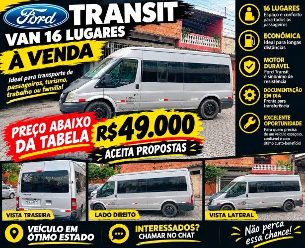 Ford E-Transit FURGÃO LONGO TETO ALTO (ELÉTRICO) 2024