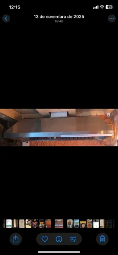 Vendo coifa de inox com filtro