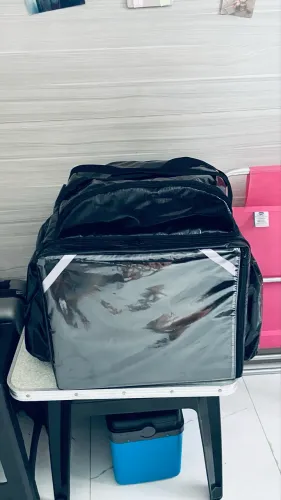Bag Laminada e Capa de Chuva NOVA