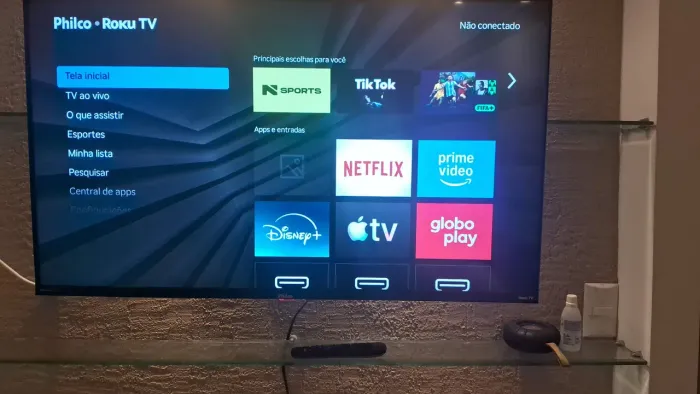  Oportunidade tv Led philco roku 43 polegadas