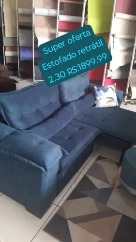 Estofado retratil 2.30 em sued