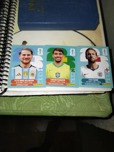 Cartinha norma do Herry kane Lucas paqueta e Mac alistar por 17 Reis no pix