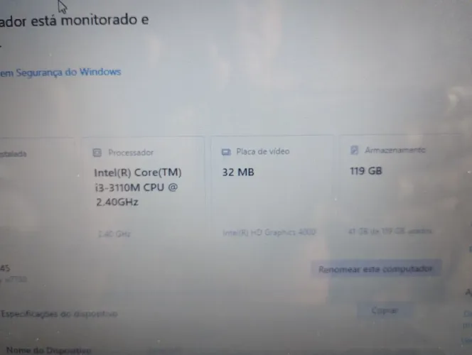 Notebook Itautec infoway i3 terceira geração
