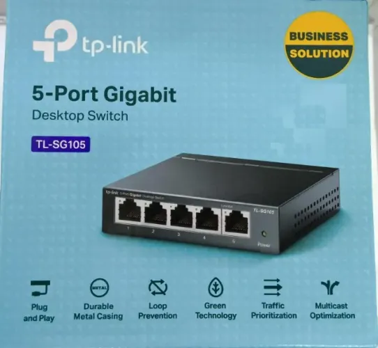 HUB SWITCH TP-LINK 05P TL-SG105 10/100/1000