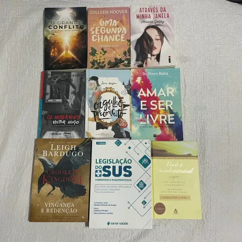 9 LIVIROS LANÇAMENTO 