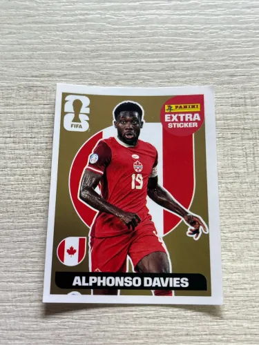 Figurinha Extra Legend Ouro Alphonso Davies Copa 2026