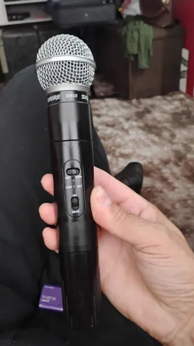 Microfone sem fio shure sm58