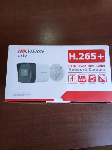 CÂMERA BULLET IP POE FHD C/ ÁUDIO E SLOT CARTÃO SD - HIKVISION