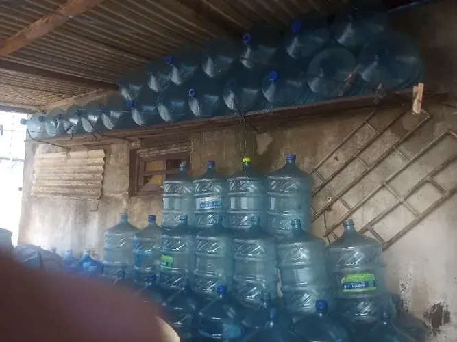 Garrafões para água mineral