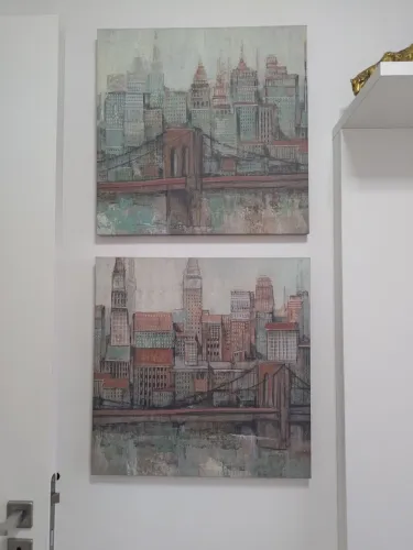2 telas para decoração Tam 50x50 cada uma
