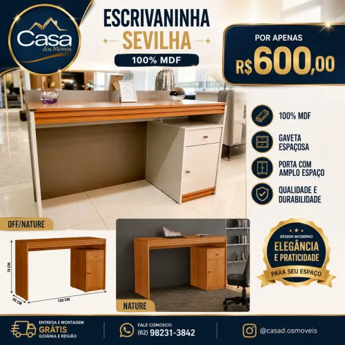 MESA DE ESTUDO SEVILHA