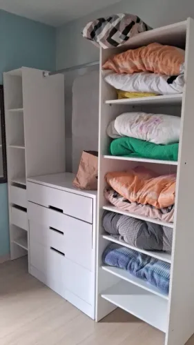 Armário modular com gaveteiro