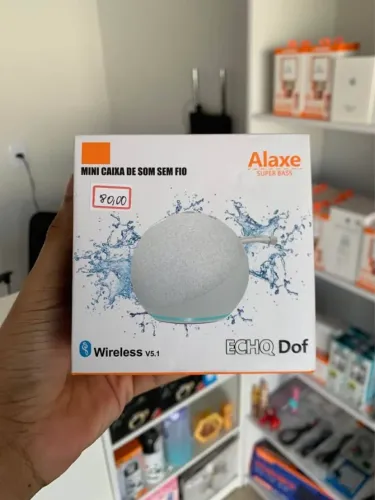 Caixa de som Bluetooth cor preta
