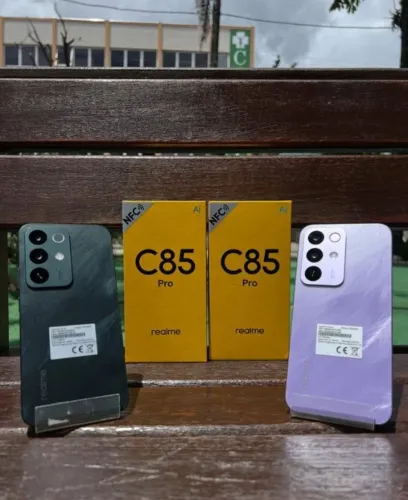Realme C85 Pro 4G 256/8 Verde Lilás R$1.650,00 A VISTA LACRAD0