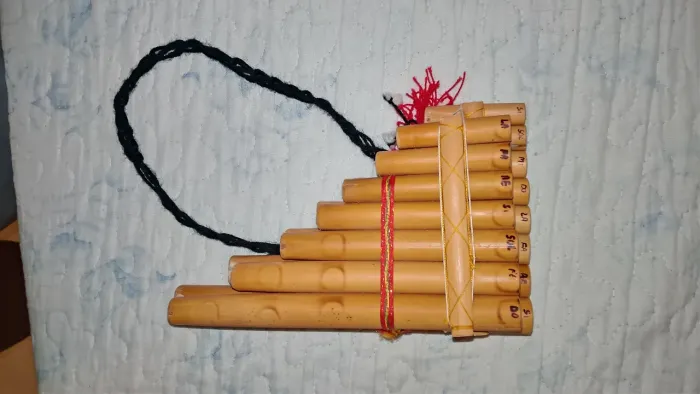 Flauta de Pan / Flauta de Pã Artesanal de Bambu