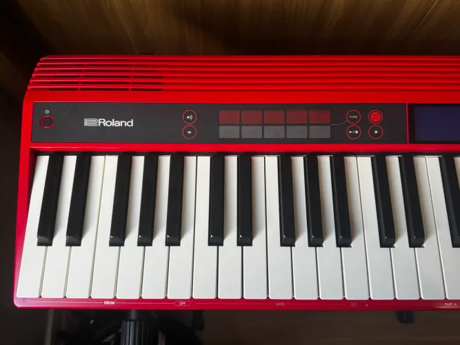 Teclado Roland Go Keys Vermelho