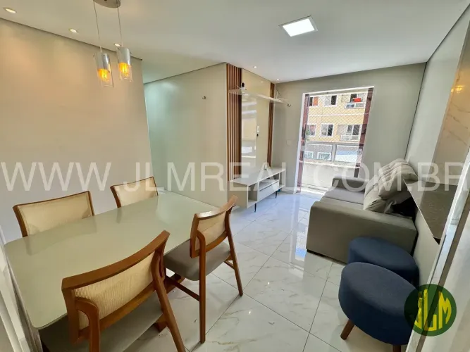 VENDO APARTAMENTO COM 51m², MOBILIADO, 2 QUARTOS, PISCINA, NO BAIRRO JÓQUEI CLUBE - FORTAL