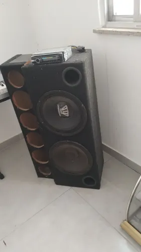 CAIXA DE SOM SELADA DUPLA