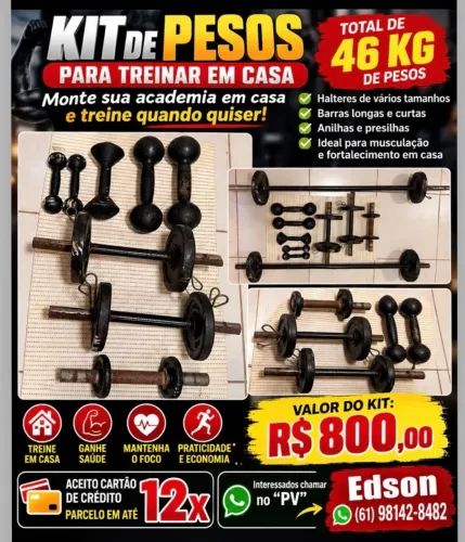 Pesos musculação 