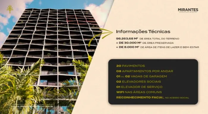 Reserva Cidade Verde (Lançamento) - Apto 2/4 com 1 suíte de 64 m², 1 vaga por 400.364,00