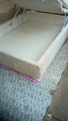 Suporte cama box casal bau