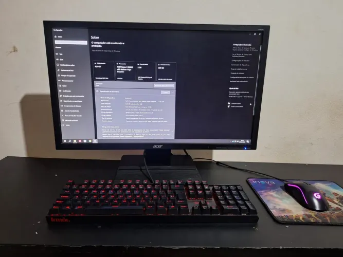 Monitor Acer gamer 24 polegadas