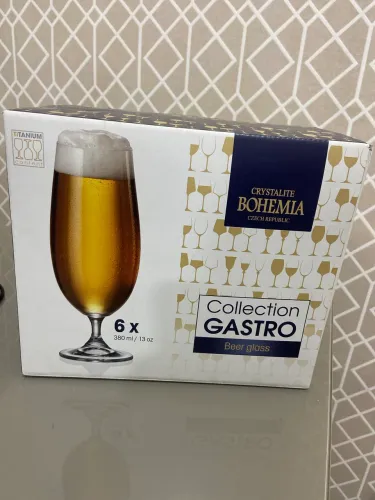 Taça cristal para cerveja - gastro bohemia (kit com 6 peças) 
