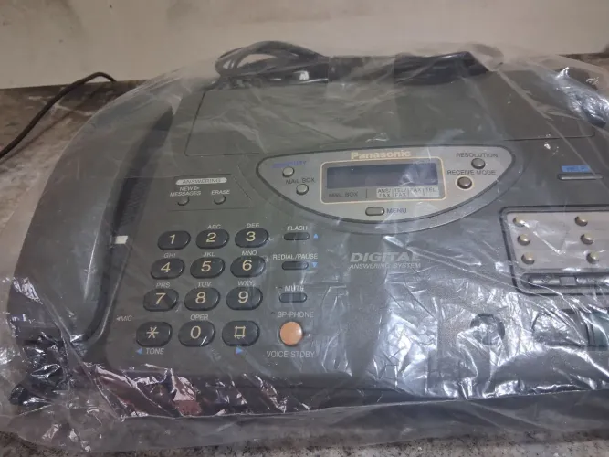 Aparelho Fax Panasonic KX F700 funcionando antiguidades