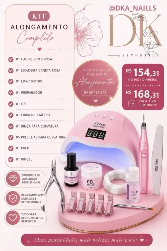 KIT ALONGAMENTO DE UNHA