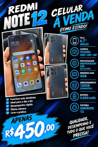 Redmi Note 12 4g 128gb