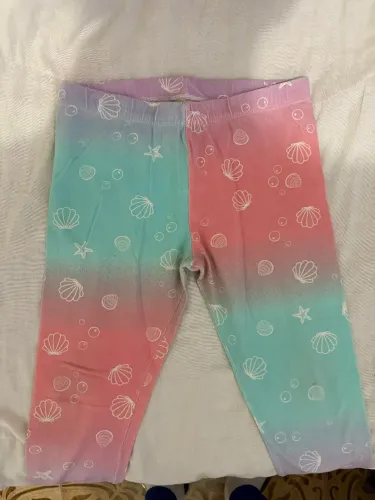 Calça Legging Meninas Fundo do Mar