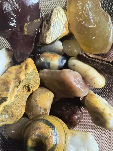 Kit de pedras naturais